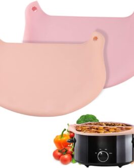 2-Pack Silicone Crock pot Liner Reusable | Crock Pot Liners for Oval and Round Pot | Crock pot Liner | Slow Cooker Liners | Silicone Crock pot Liner | Food Grade Crock pot Liners
