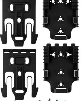 2 Pack QLS Kit, Quick Locking System Kit with Qls 19 and Qls22l for Quick Connect Drop Leg Holster and Mid-Ride Universal Belt Loop